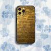 Hamilton Musical Lyrics Phone Case For iPhone 17,16,15,14,13,12,Pro,Max,Plus,E,SE4,Air,Mini Black Soft Box