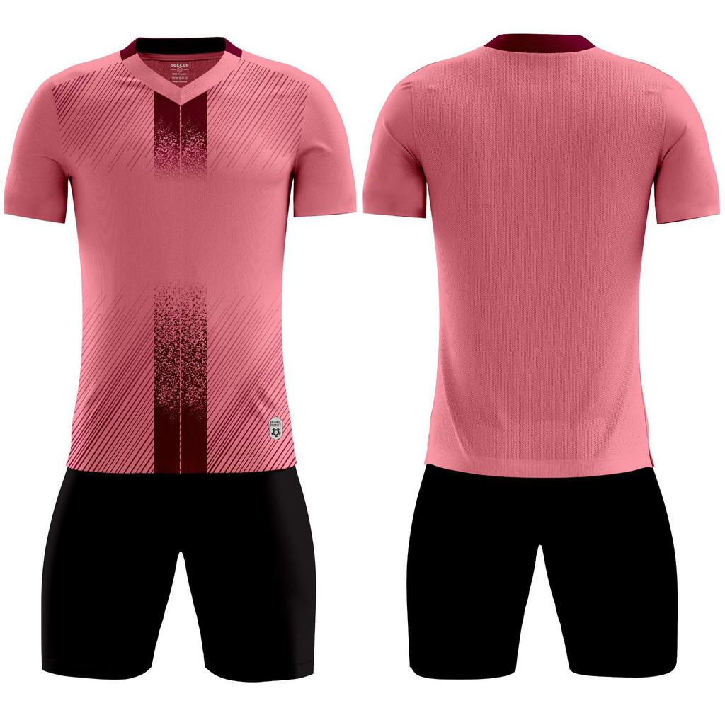 Custom Print Breathable Men Soccer Uniforms for Team Short Sleeve Kids Boys Football Jersey Set Quick Dry Sports Suit Tracksuits