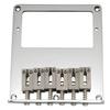 Musiclily Pro 10,8 mm Espacement des cordes Chevalet Humbucker Telecaster, 6 pontets, Pontets en acier inoxydable, pour guitares électriques TL, Chrome