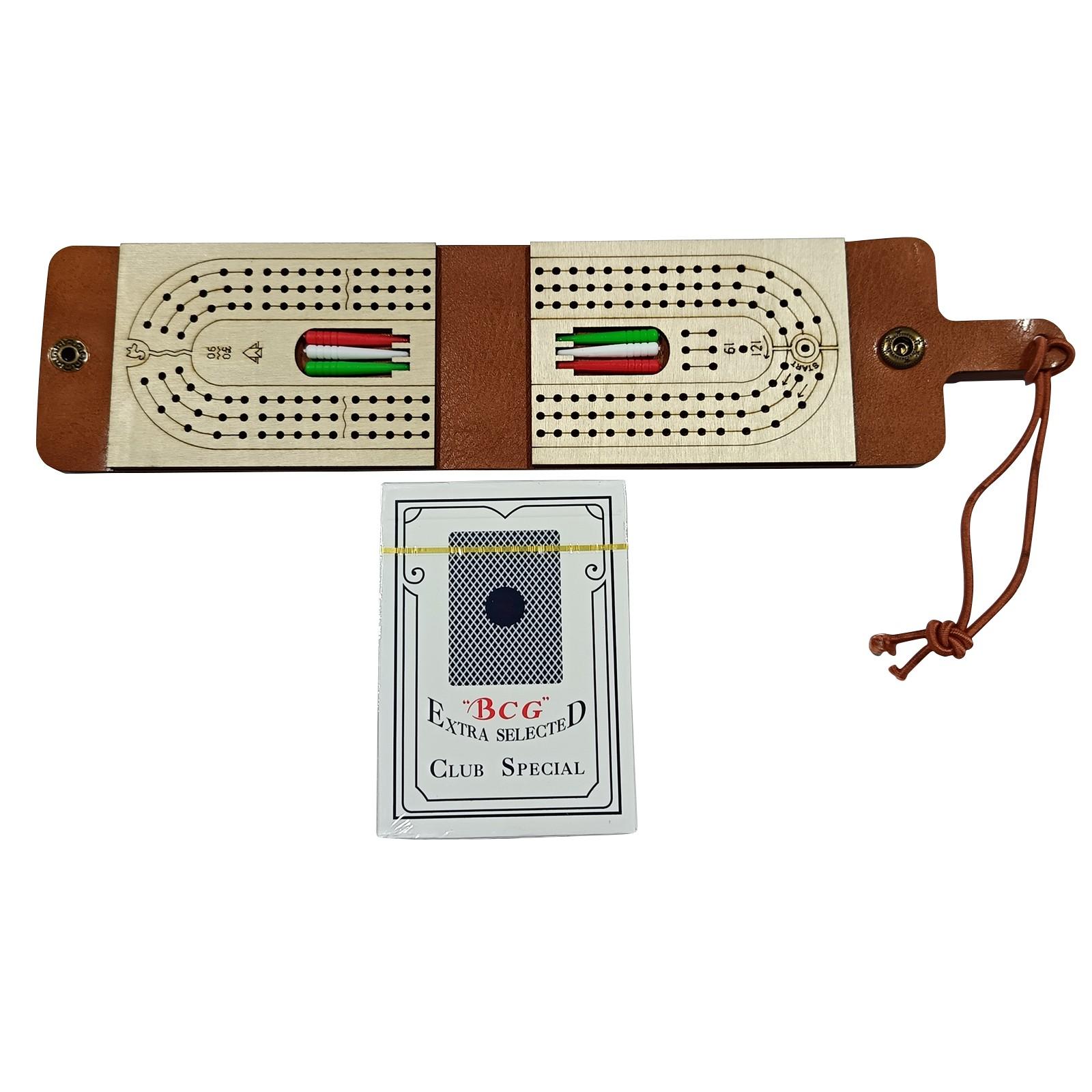 

Портативная настольная игра «Криббидж» с табло для подсчета очков, классический деревянный набор для настольных игр