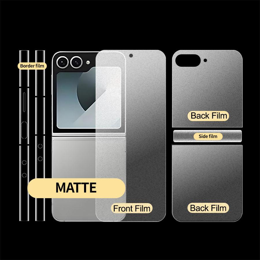 

Матовая гидрогелевая пленка для Samsung Galaxy Z Flip 6 5 4 3 Защитная пленка против отпечатков пальцев Защитная пленка Z Flip6 Z Flip5 Galaxy Z Flip5