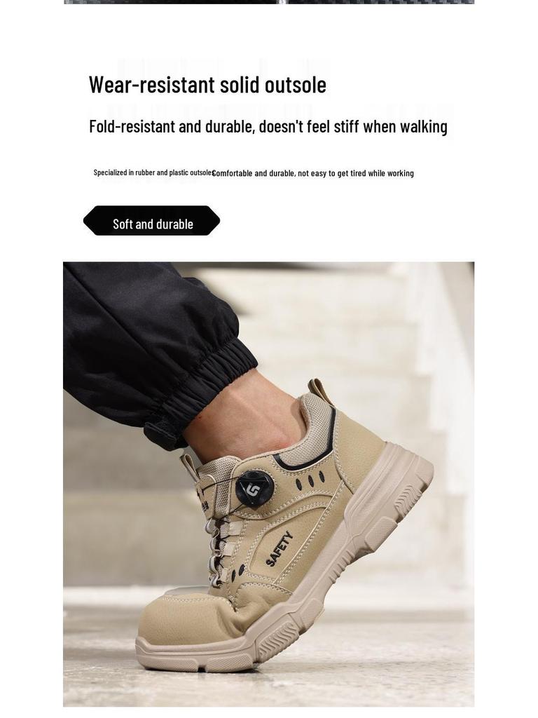 Men's 10KV Insulated Winter Safety Shoes: Anti-Smash, Anti-Puncture, Wear-Resistant, Comfortable for Long Standing