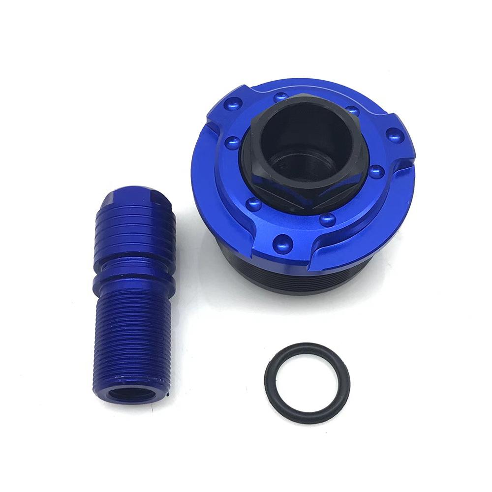 Pair Red Motorcycle Bike Front Fork Shock Screw 47mm For 2017-2021 Yamaha R15 V3