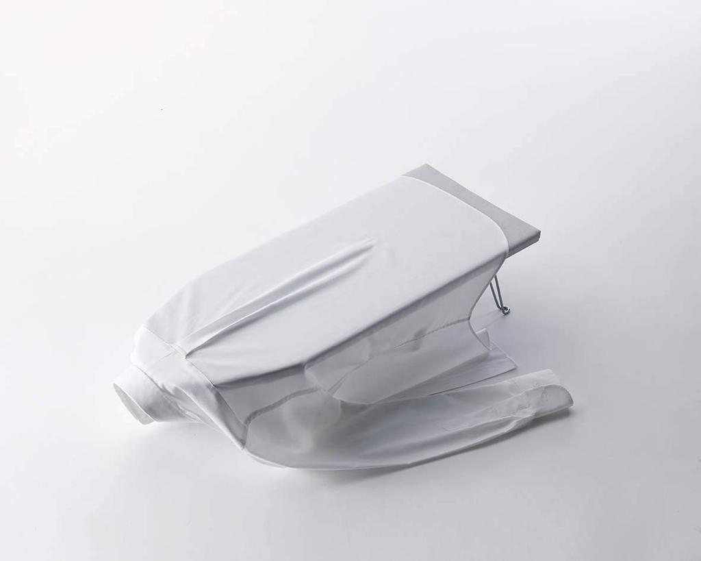 Yamazaki Boat-Shaped Ironing Board, Aluminum Coated, Silver, Approx. 75x30x20cm, Masterful Technique, 1225