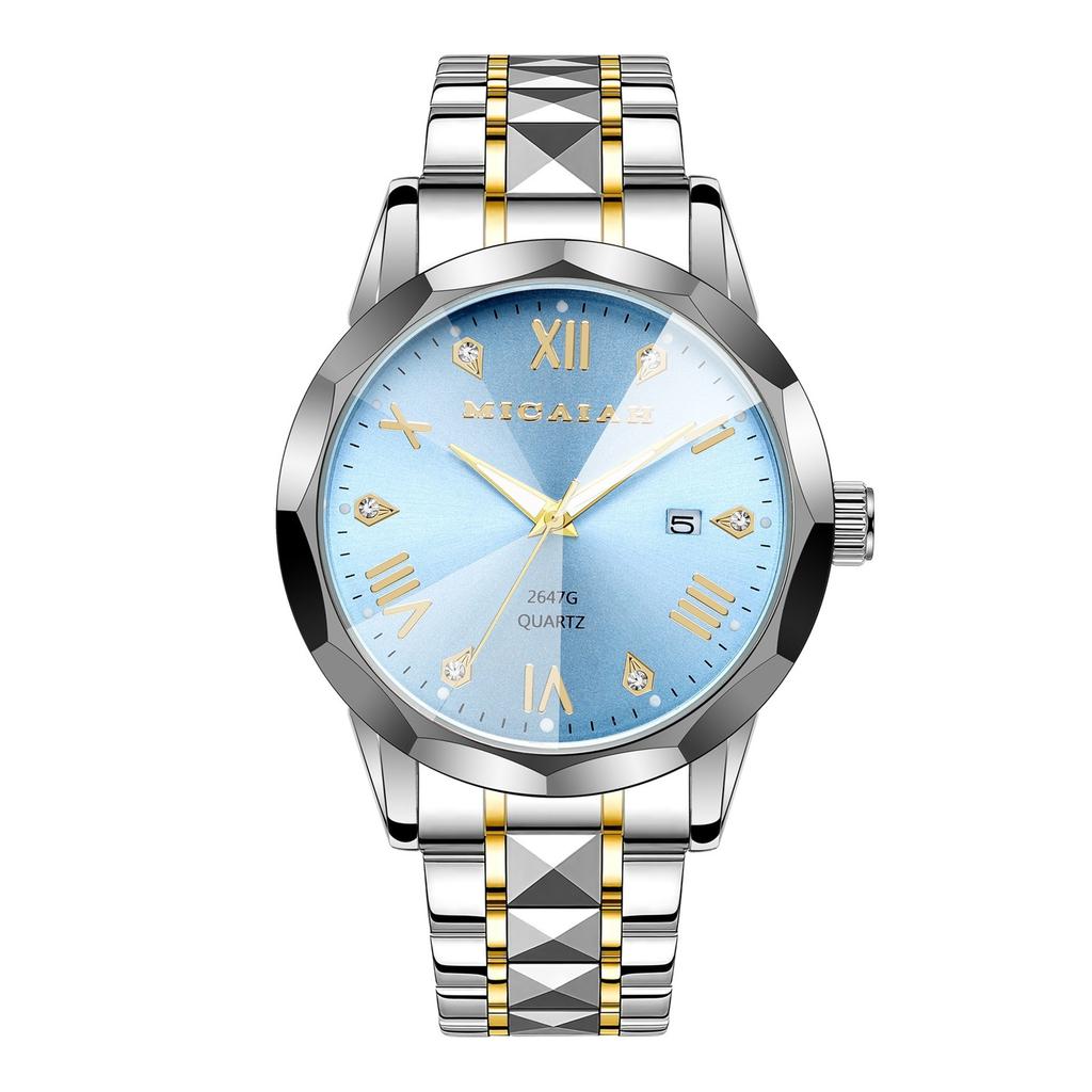Men's Waterproof Luminous Running Alarm Clock Watch