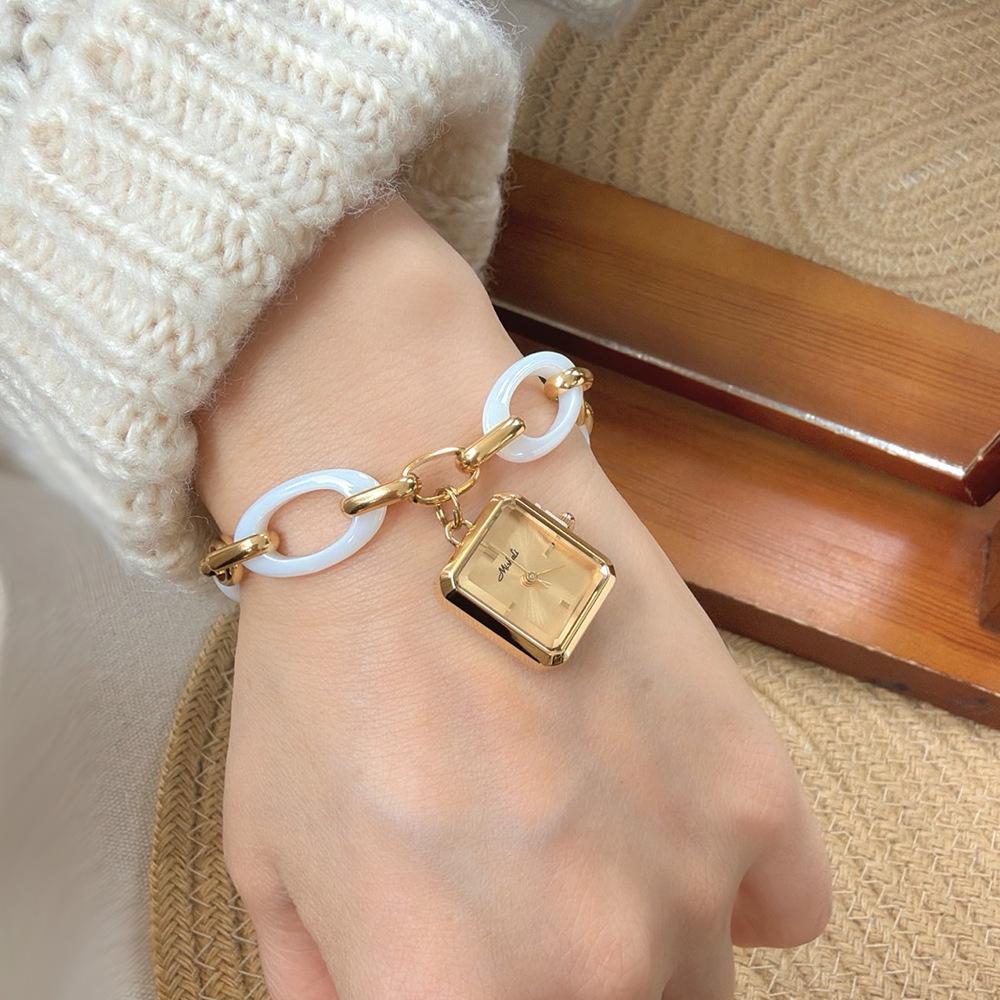 Square Watch Xiaoxiangfeng Light Luxury Niche Women S High-End Steel Belt Bracelet Women