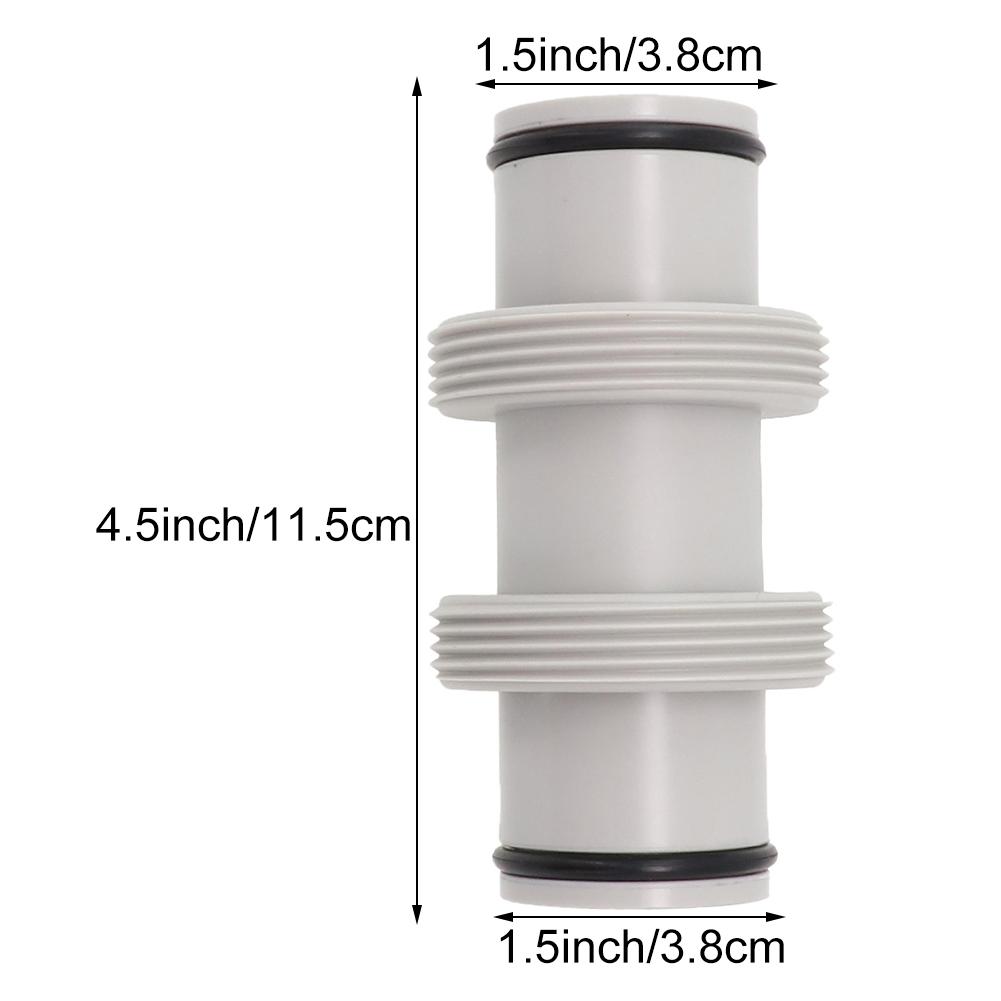 Hose Plunger Valve Straight Connector Rubber O Rings UV Resistant Replacement Hose Adapter For Intex Above Ground Pool Parts