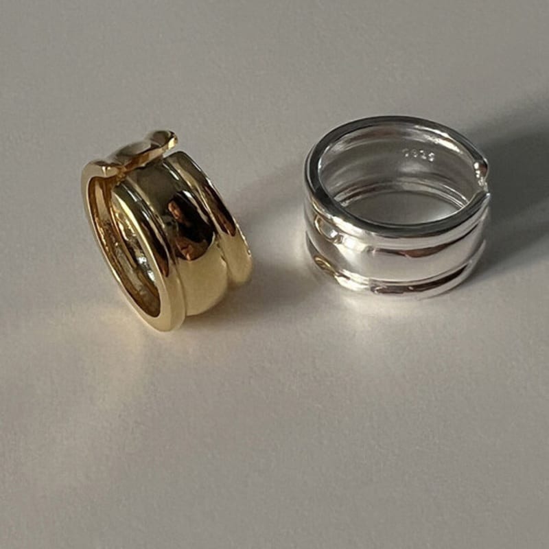 Mosxe [925silver] Mest ring (2 färg)
