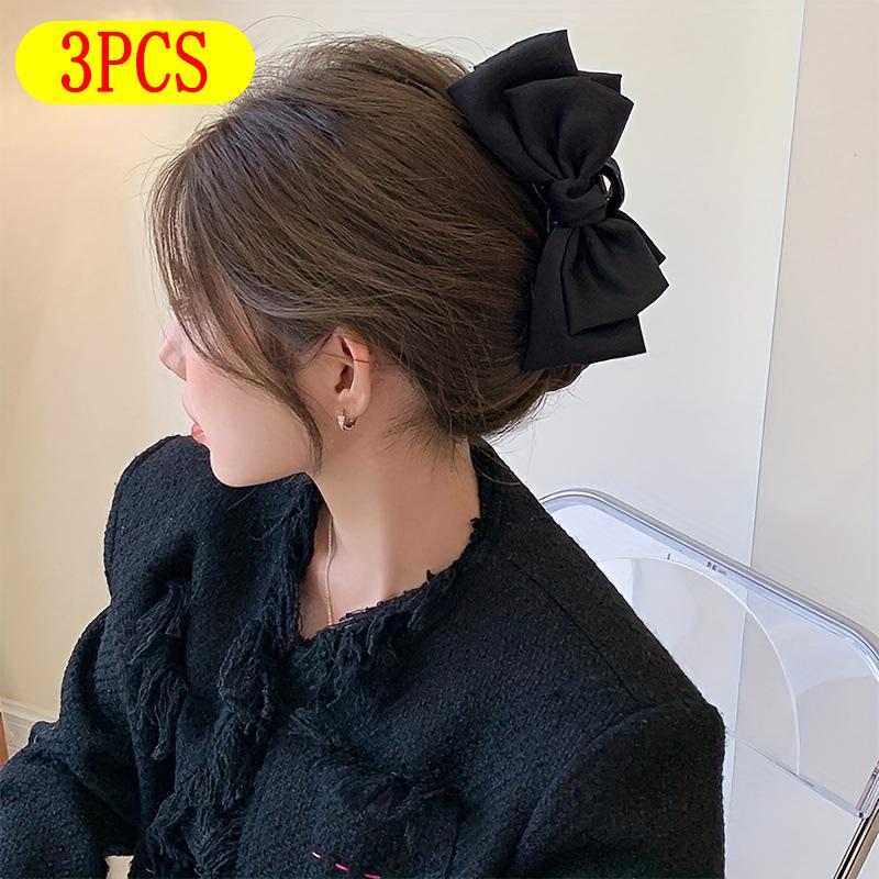 Supergroße Haarspange mit Schleife, süße Haarspange, hochwertiges Haaraccessoire für Damen, Haarspange mit Schleife
