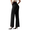 Women's Wide Leg Pants High Waist Stretch Work Pants Business Casual Pants Pockets