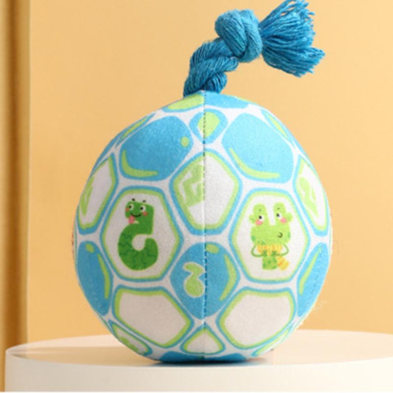 1pc Dog Toy Ball, Plush Sound Toy, Bite Resistant Pet Toy Dog Accessories Pet Products