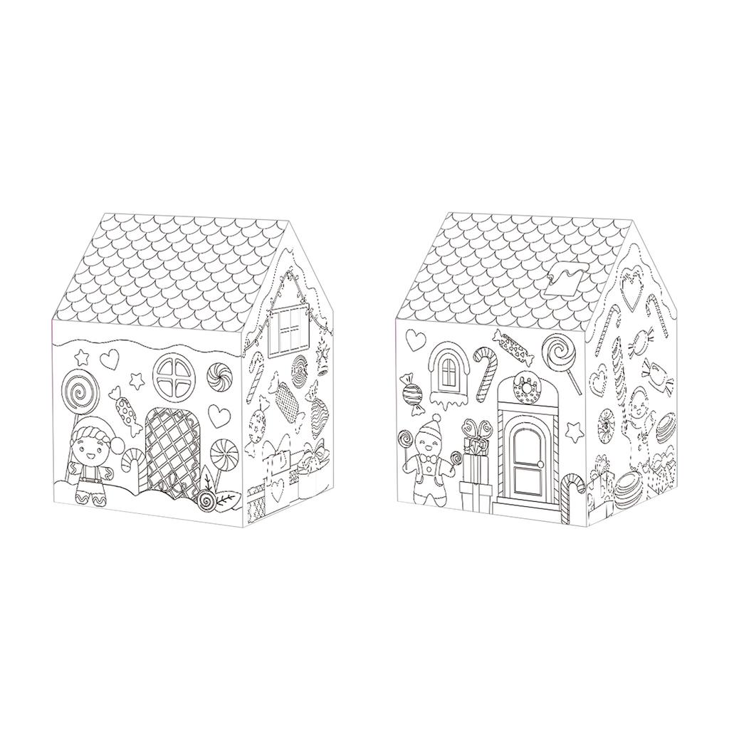 Christmas Man, Snowman, Lollipop, Holiday Party Background, DIY Decoration Box