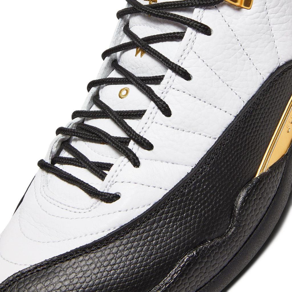 Air Jordan 12 Retro 'Royalty' (Unisex) White / Black / Metallic Gold Vintage Basketball Shoes CT8013 170