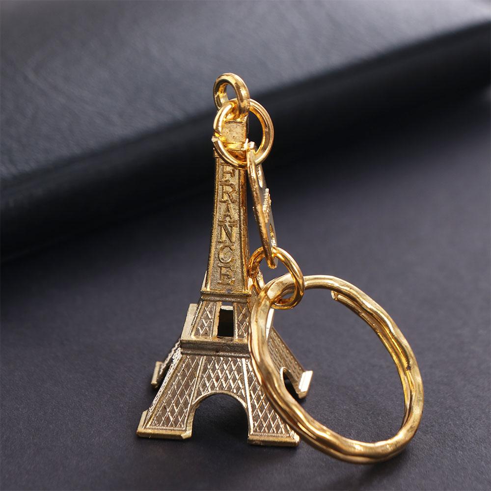 Zinc Zinc Alloy France Tower Keychain Fashion Paris Keyring Eiffel Tower Bag Pendant Hanging Accessory