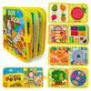 1 Set Children'S Cognitive Educational Enlightenment Unbreakable Felt Books Diy Farm Stories Toy Felt Cloth Book Busy Books