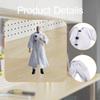 1/12 Action Figure Clothes Coat and Pants Mini Doll Model Costume Length Jacket for 6" Male