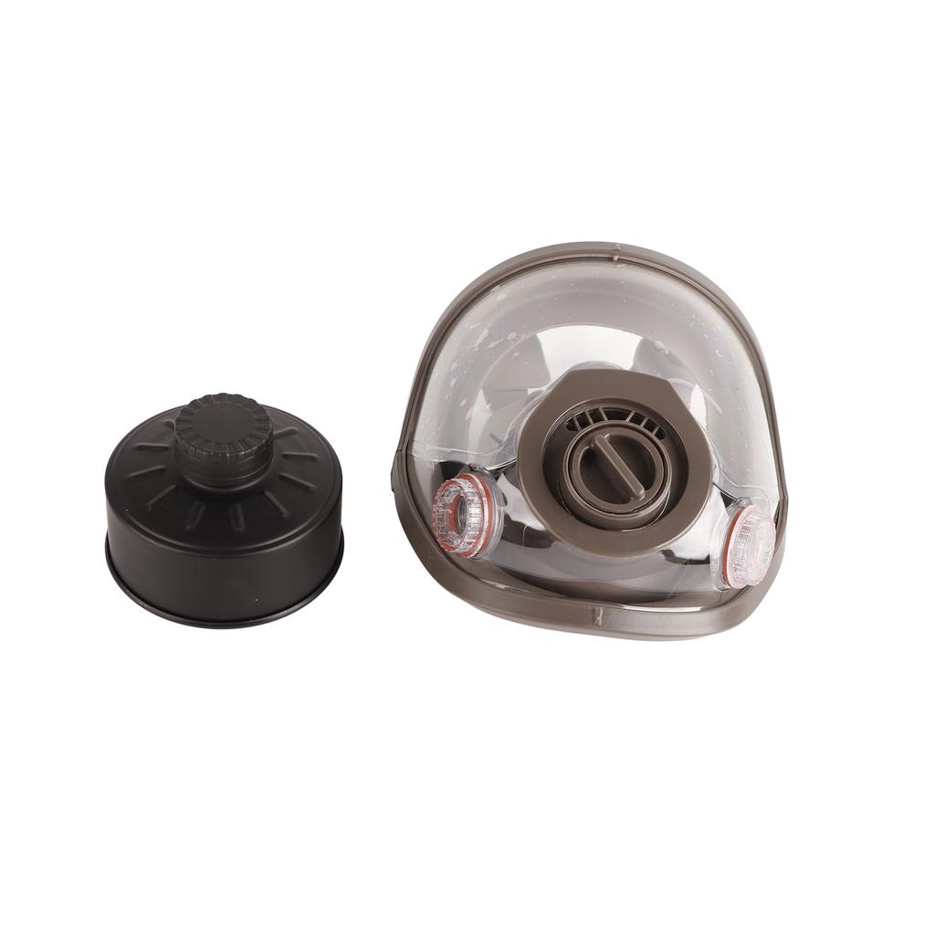 6800 Full Face Gas Respirator Dustproof Silica Gel Mouth Muffle High Coverage for Paint Spray Chemical Formaldehyde