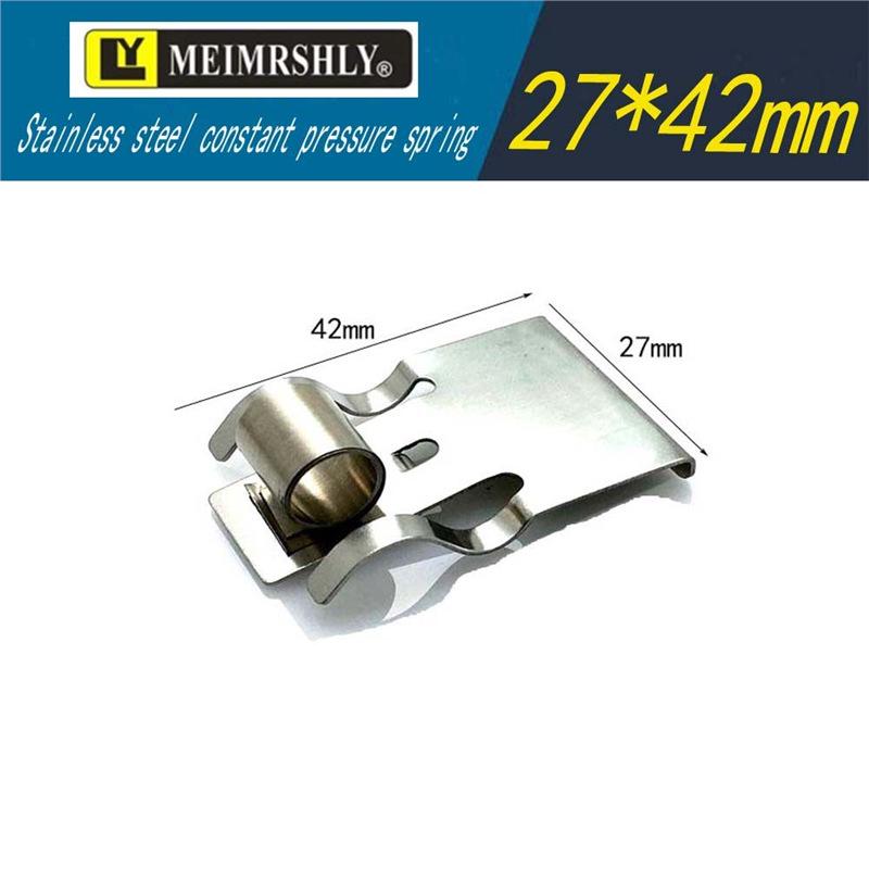 Stainless Steel Constant Force Spring Clip for YZR Generator Carbon Brush Holder, 25x32mm