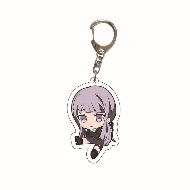 Danganronpa Monokuma, Makoto Naegi & Junko Enoshima Acrylic Keychain Charm Figure