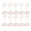 10pcs Table Number Holder Round Base Electroplating Process Elegant Cute Shape Home Ornaments for Weddings