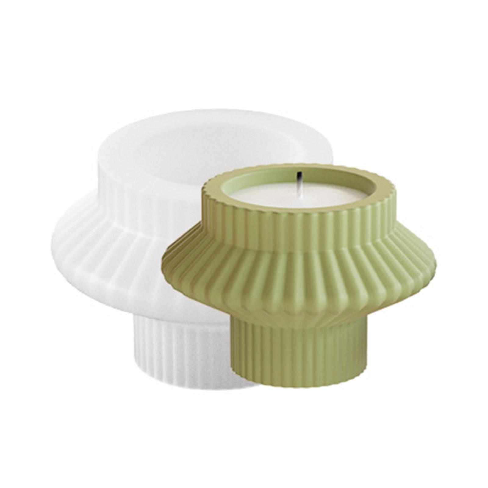 

3D силиконовая форма для подсвечника, геометрическая форма для подсвечника, формы для литья из эпоксидной смолы для поделок, домашний декор B