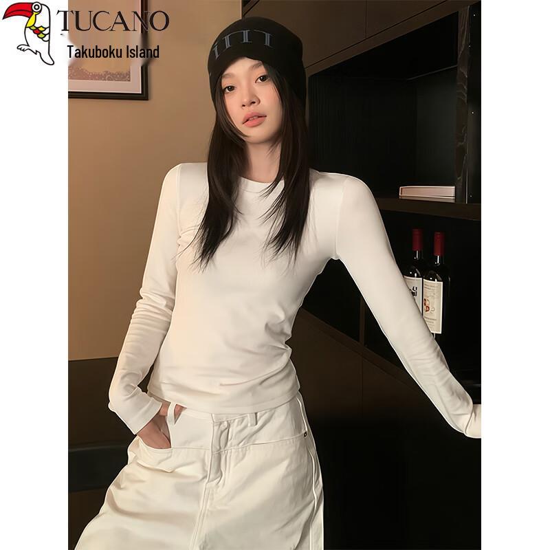 

Woodpecker Women s Slim Fit Round Neck Long Sleeve Base Layer T-Shirt L