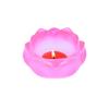 Lotus Shaped Candle Holder, Creative Articles of Worship In Front Buddha, Home, Living Room, Office Decoration, Seven Color, 1Pc