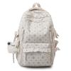 Schoolbag backpack female ins literary small fresh wind junior high school student backpack large capacity casual schoolbag ins niche