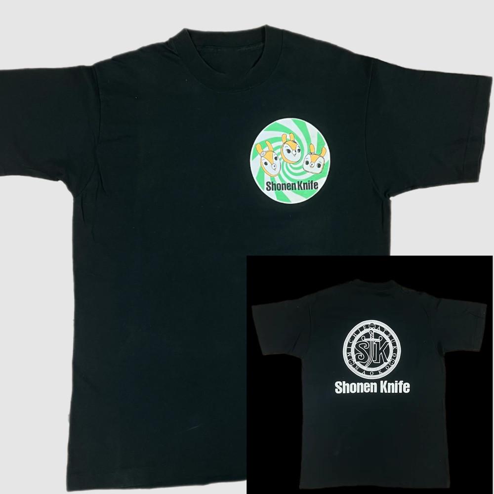 VTG Shonen Knife band 2 sides BLACK All sizes S to 5Xl 1F2545 Unisex T-Shirt XXXXL