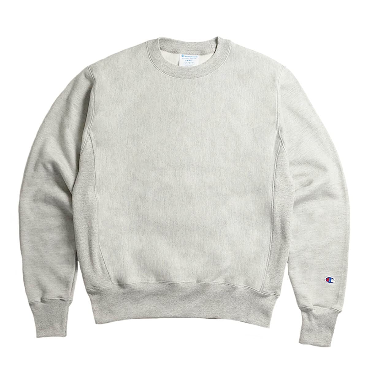 

Champion S149 Reverse Weave Crew Neck Sweatshirt with Solid Blue Oxford XL Tag, Gray, [Used]