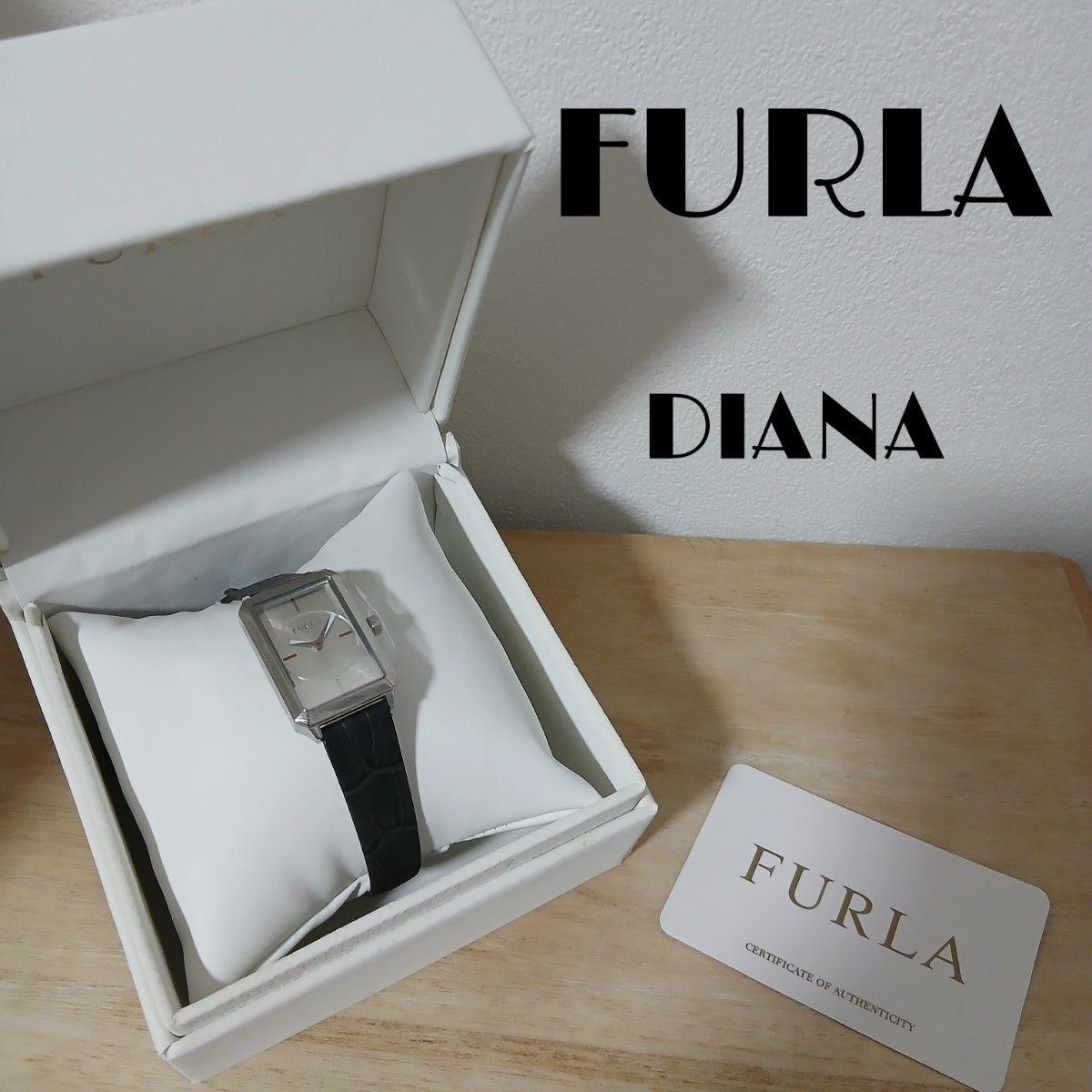 Used [Discontinued Item] [Warranty] FURLA Watch Silver R4251104501 Ladies Leather Belt Analog New Accessory