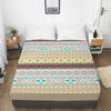 Home Textile 3D Printed Bohemian Pattern Fitted Sheet Mattress Cover Elastic Band Bed Sheet Pad Bedding