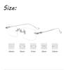 Finished Rimless Presbyopia Glasses Unisex Women Men Anti Blue Light Reading Eyeglasses Optical Prescription Far Sight Eyewear