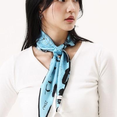 ONSZ Dog Walking Silk Scarf