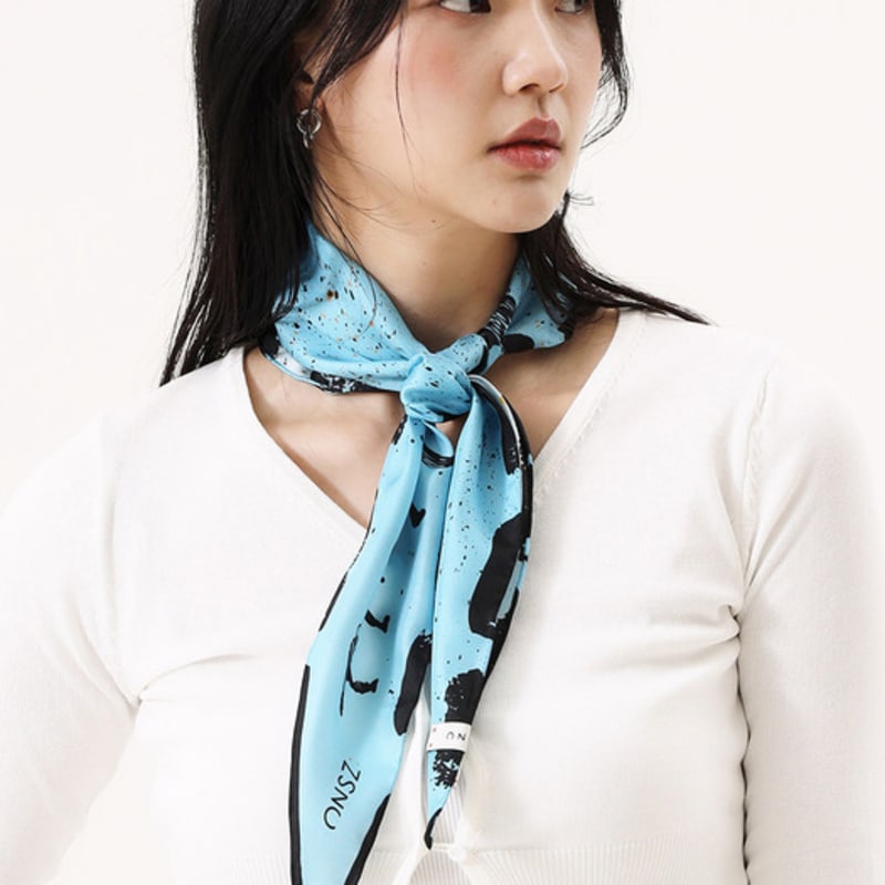 ONSZ Dog Walking silk scarf