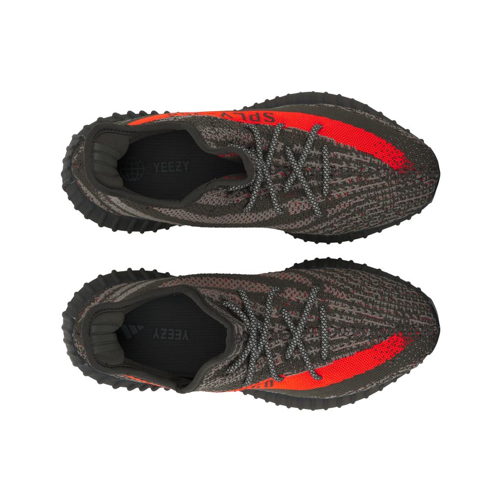 adidas Yeezy Boost 350 V2 Carbon Beluga Unisex Sneakers Grey Steeple-Gray Solar-Red HQ7045