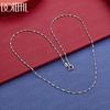 925 Sterling Silver 18-inch Heart Necklace Wedding Jewelry