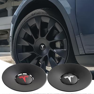 4pcs/set Wheel Center Caps Hub Covers For Model Y 2021-2023 Athletic Hubcaps Car Decoration Accessories #1188233-11-A