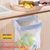 Foldable Wall-Mounted Trash Rack for Cabinet, Bathroom, and Kitchen