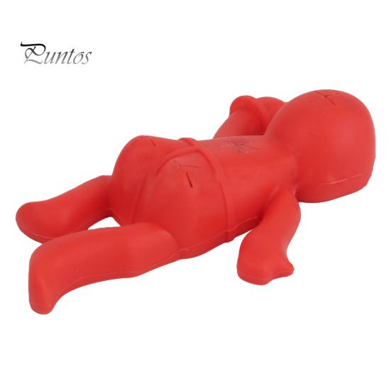 

Силиконовый держатель для ручек на месте преступления, забавный держатель для карандашей на столе, украшение в стиле ужасов, канцелярские принадлежности для офиса красный