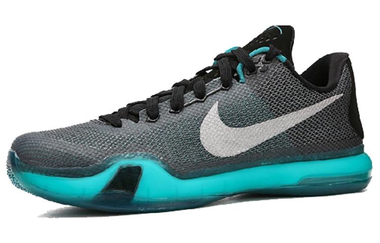 Nike Kobe 10 Liberty Kobe Lace Up Slip Resistant Lightweight Non slip Lightweight Low top Performance Basketball Shoes 745334-002