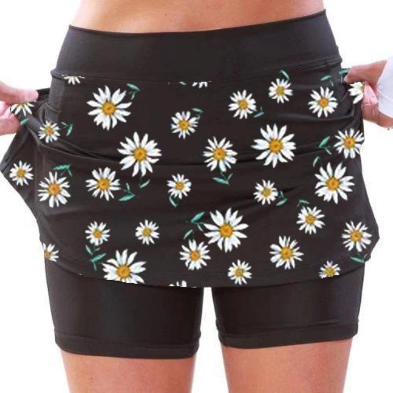 Women's Flower Pattern Print Casual Summer Spring Skirts