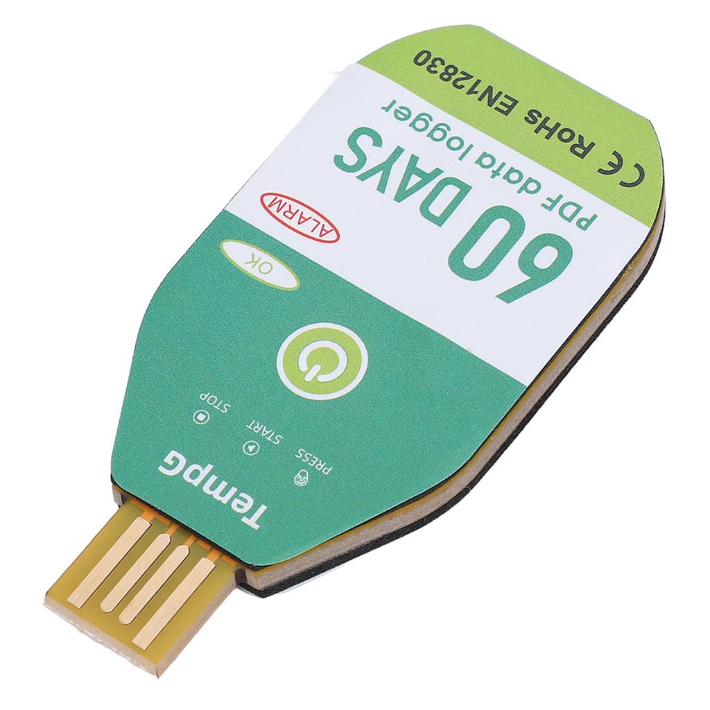 USB Temperature Data Logger Recorder IP67 Water Resistant Disposable PDF Temperature Data Logger