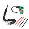 Extension Flex Drill Bit Holder Hex Shaft Connect Rod Car Repair Tools Soft for Electric Screw Driver Snake Adapter Connect