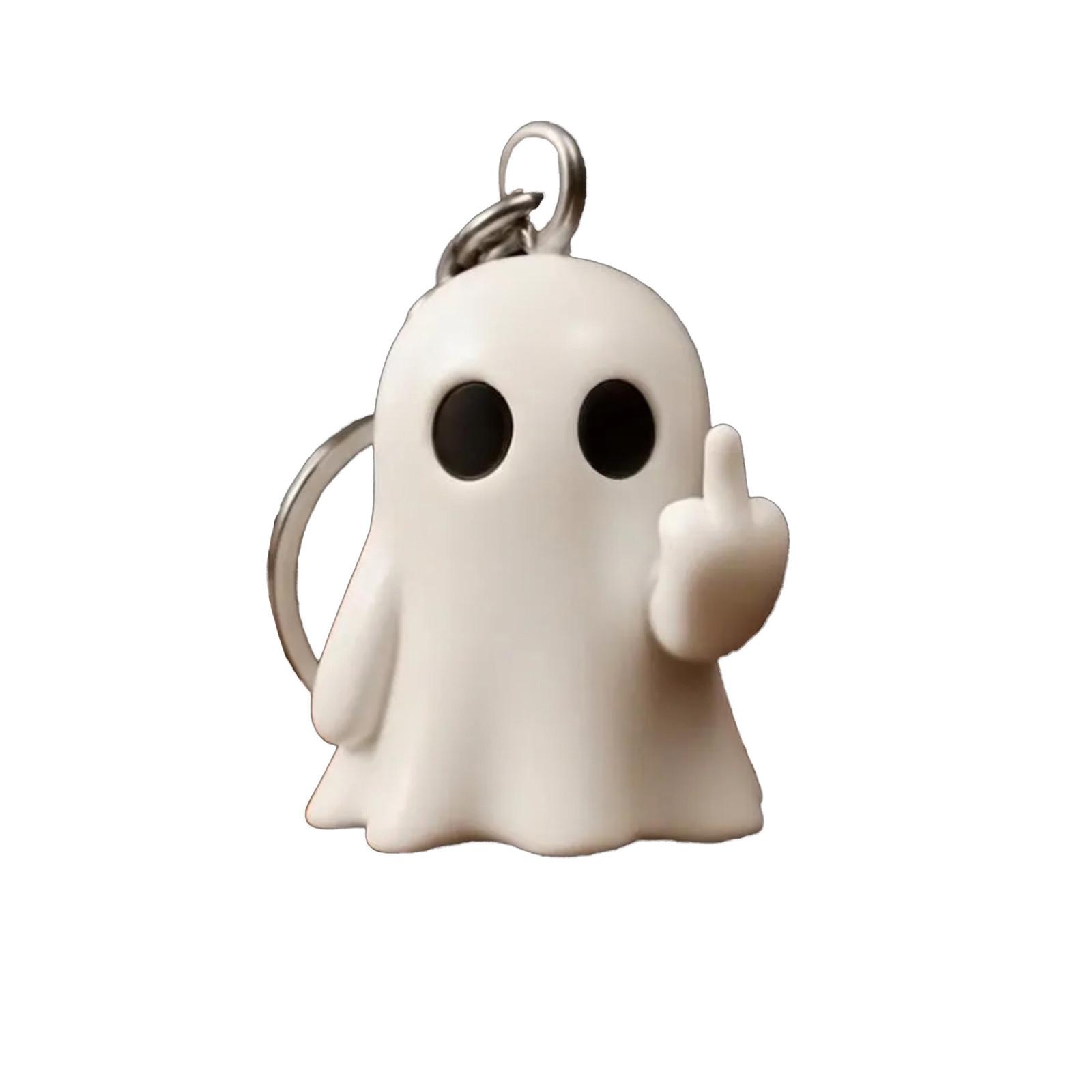 

Middle Finger Keychains, Halloween Gifts, Halloween Decorations, Figurines, Rude Ghosts One Size