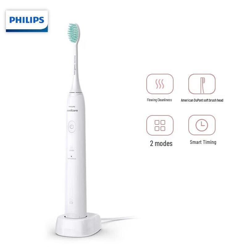 Philips HX2421/02 Gentle Clean Sonic Electric Toothbrush
