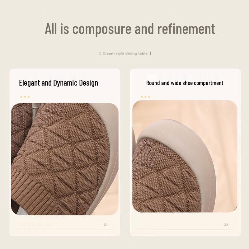 Spring & Autumn Women's Non-Slip Flat Slip-On Shoes: Soft, Breathable, Casual Comfort