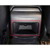Rear Air Outlet Vent Frame Decor Fit For Benz GLA CLA 2013- ABS Carbon Fiber