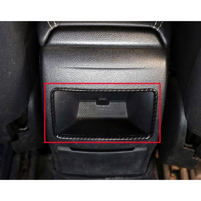 Rear Air Outlet Vent Frame Decor Fit For Benz GLA CLA 2013- ABS Carbon Fiber