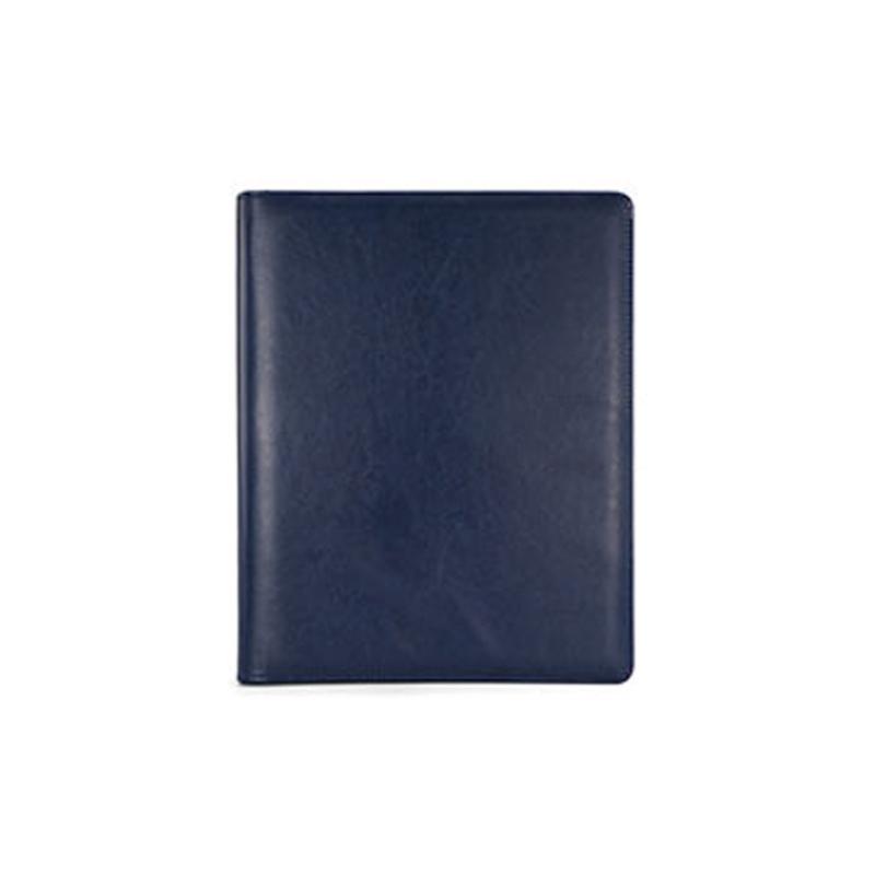 Business Document Case Leather Conference Folder with Clipboard 4 Rings Clipboard Folder for Business Meeting Interviews